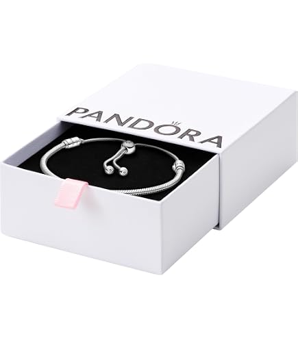 Amazon.com: PANDORA Sparkling Slider Tennis Bracelet, 9